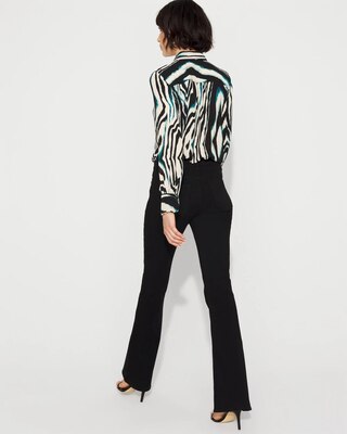 Petite High-Rise Flare Jean click to view larger image.