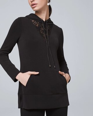 WHBM WKND Lace Inset Tunic