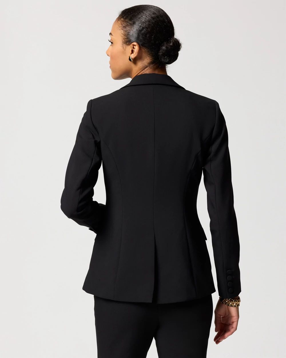 WHBM® Luxe Stretch One-Button Blazer click to view larger image.