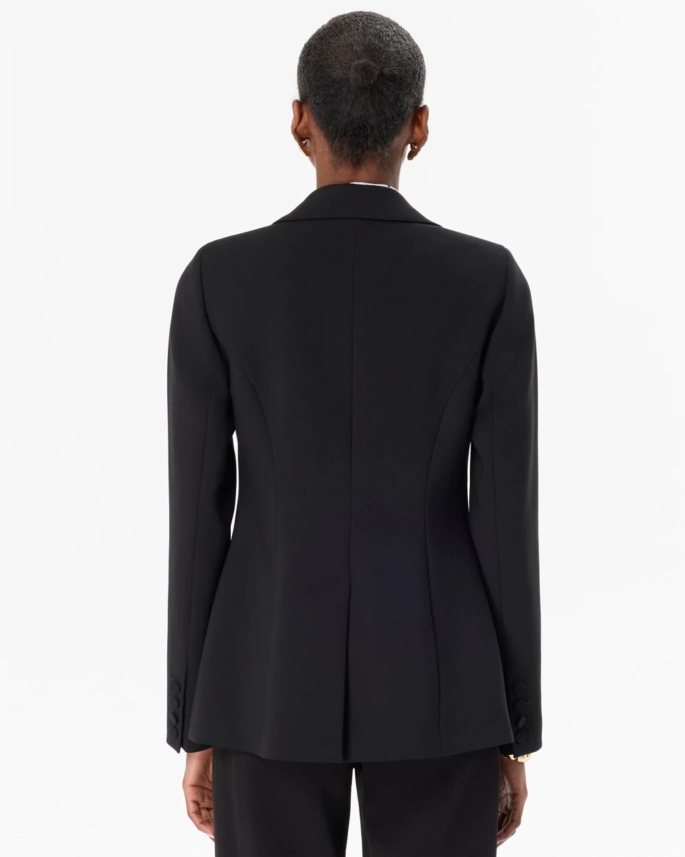 WHBM® Luxe Stretch One-Button Blazer click to view larger image.