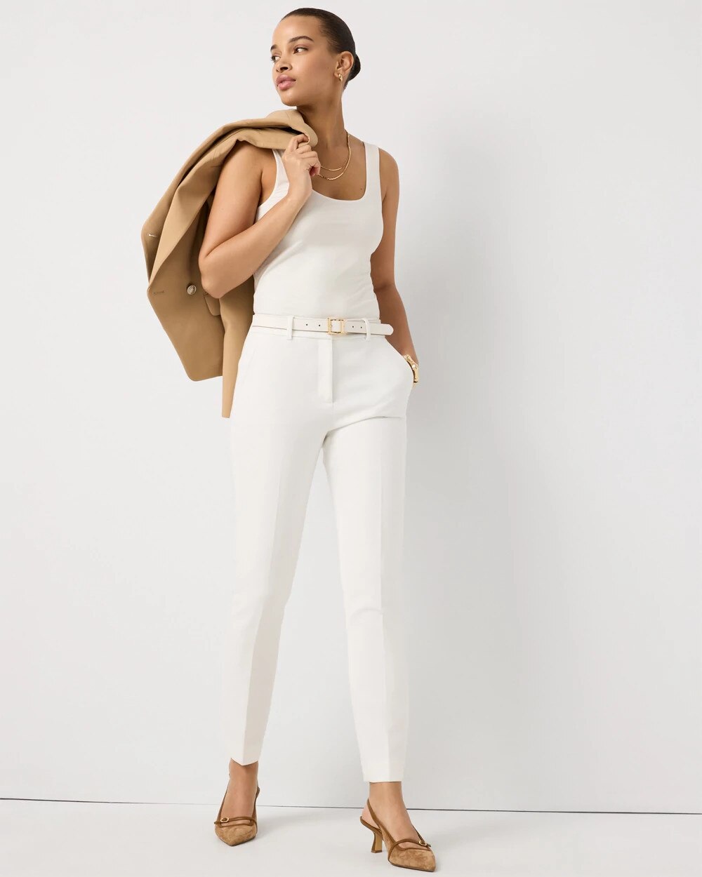 High-Rise Elle Slim Ankle Pant - image 1