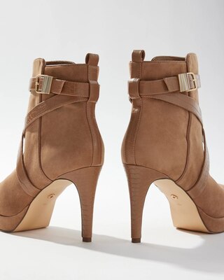 Croco Suede Boot