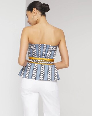 Tie Waist Bustier Top