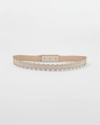 Mixed Metal Stretch Belt