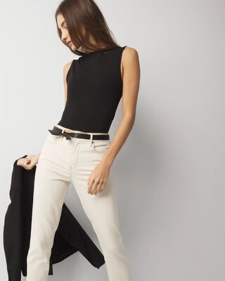 WHBM FORME™ All Ways Stretch High-Crewneck Tank Top click to view larger image.