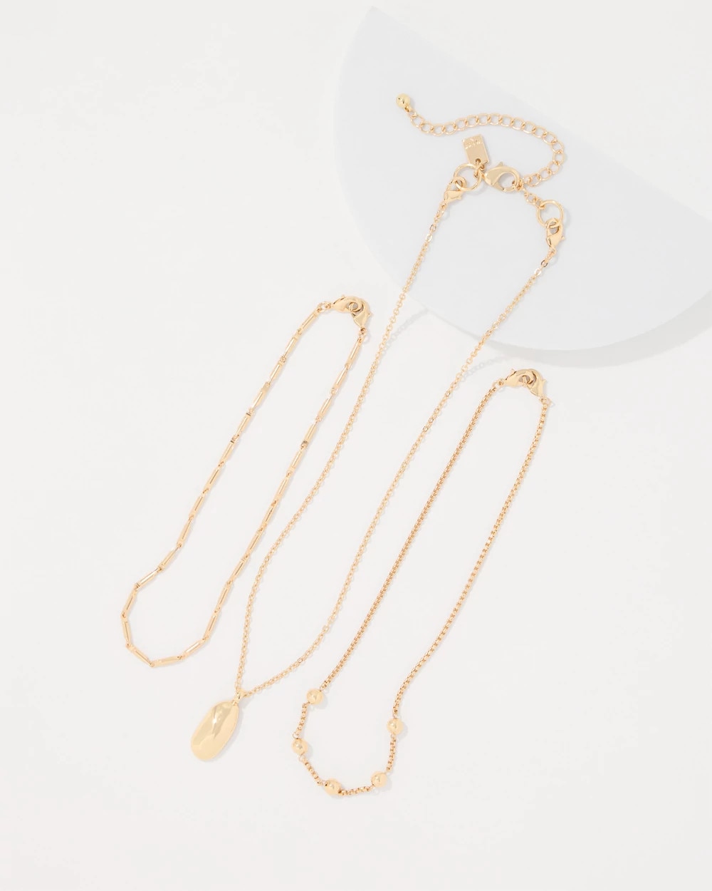 Sculptural Pendant Convertible Necklace