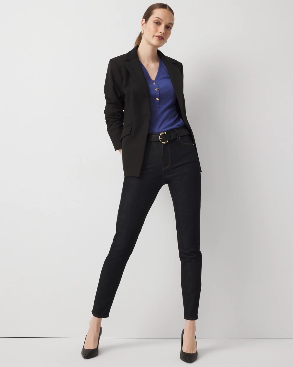 Turnlock Long Sleeve Henley Tee click to view larger image.