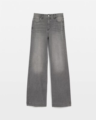 Petite High-Rise Wide Leg Jeans click to view larger image.