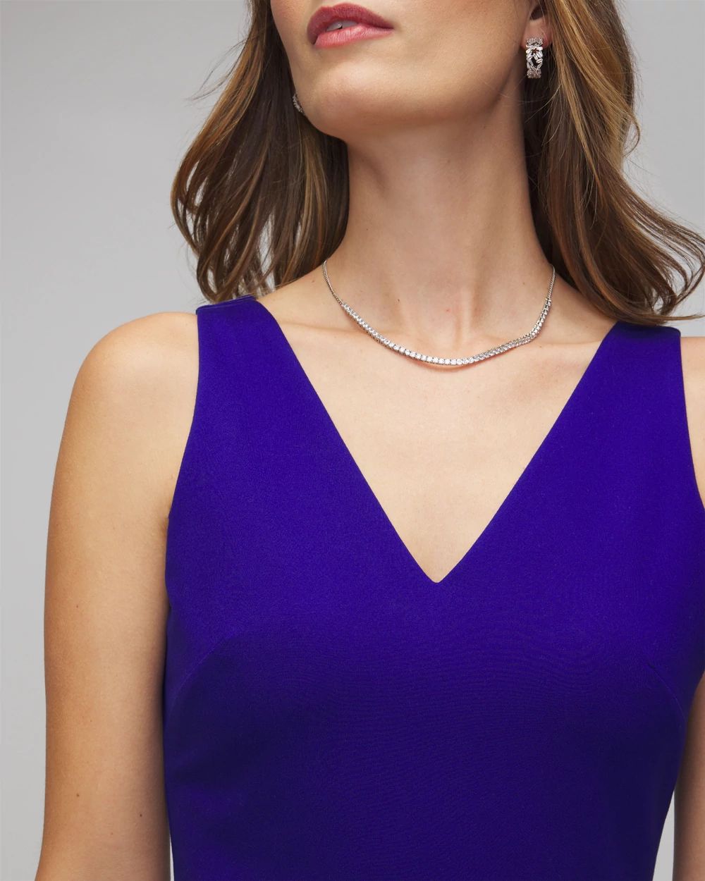 WHBM® AURA Sleeveless Sculpting Sheath Dress