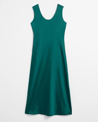 Sleeveless Satin Slip Dress