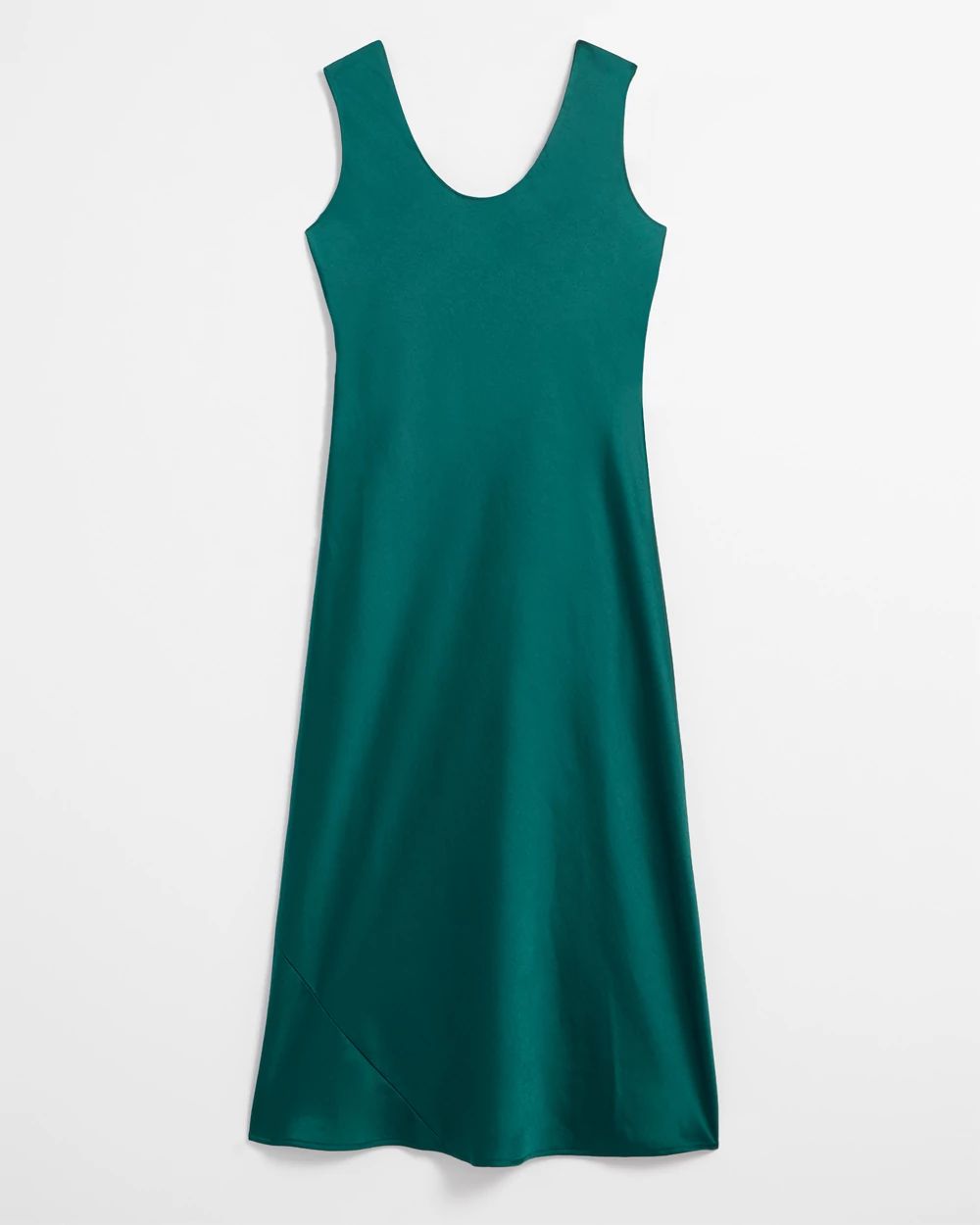 Sleeveless Satin Slip Dress