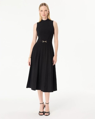 Sleeveless Sweater Midi Dress click to view larger image.