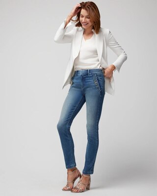 High-Rise Everyday Soft Horsebit Slim Ankle Jeans