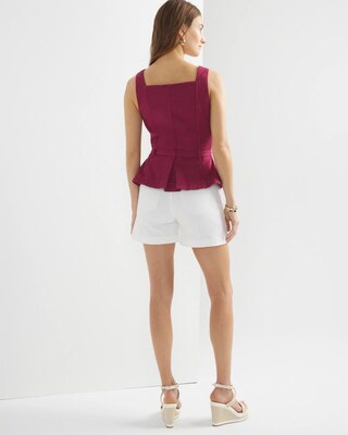 Sleeveless Topstitch Pret Top