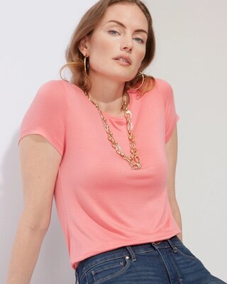 Outlet WHBM Crew-Neck Foundation Tee