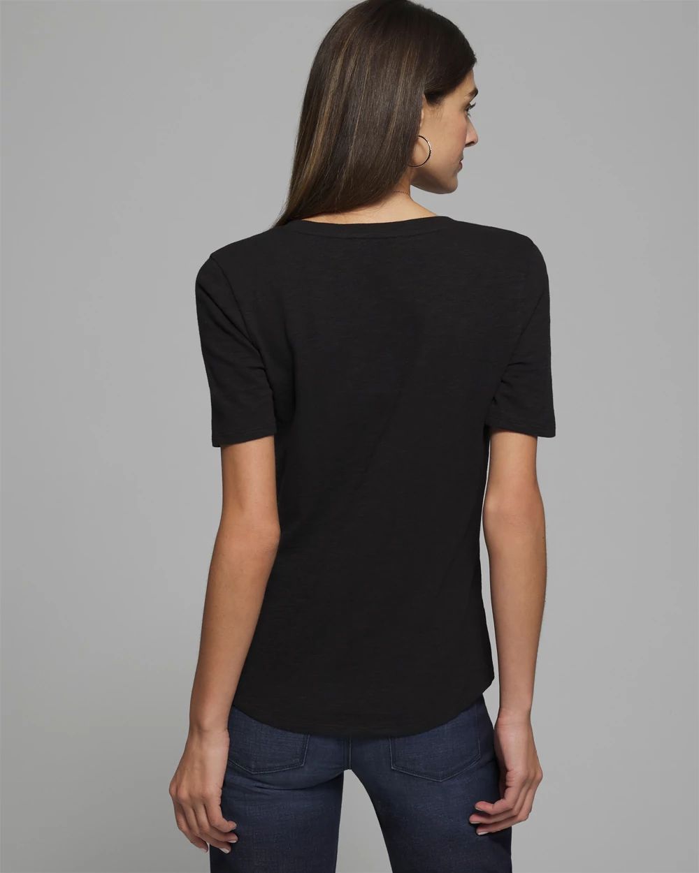Outlet WHBM V-Neck Foundation Tee