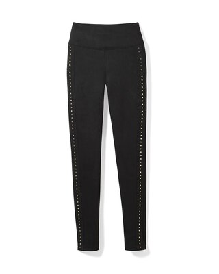 Vegan Suede WHBM Runway Leggings