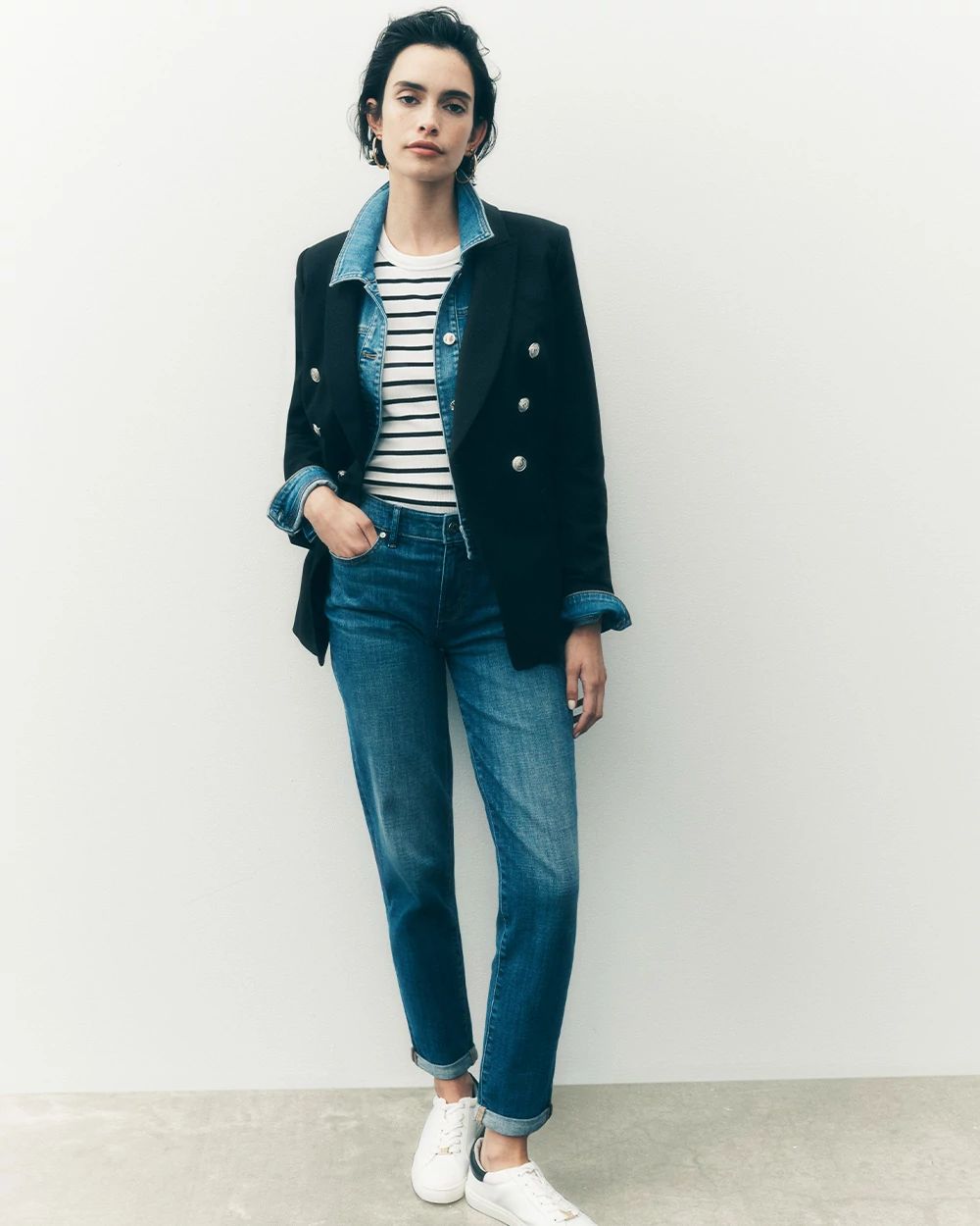Mid-Rise Girlfriend Jean
