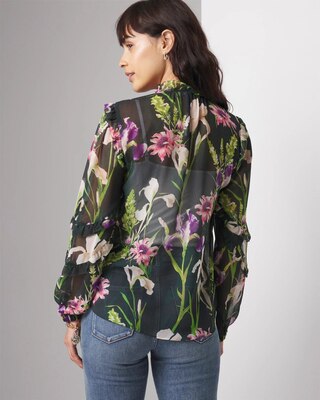 Long Sleeve Romantic Blouse click to view larger image.