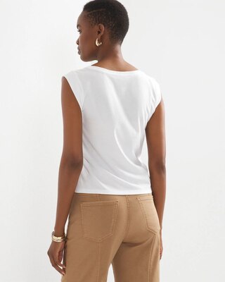 High-Rise Scoop Neck Tee click to view larger image.