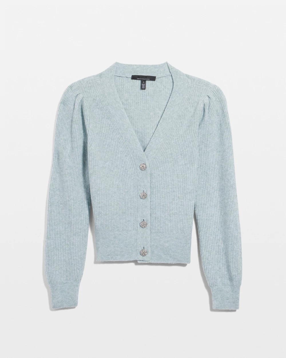 Jewel Button Cardigan Sweater