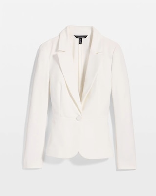 Knit Crepe Blazer click to view larger image.