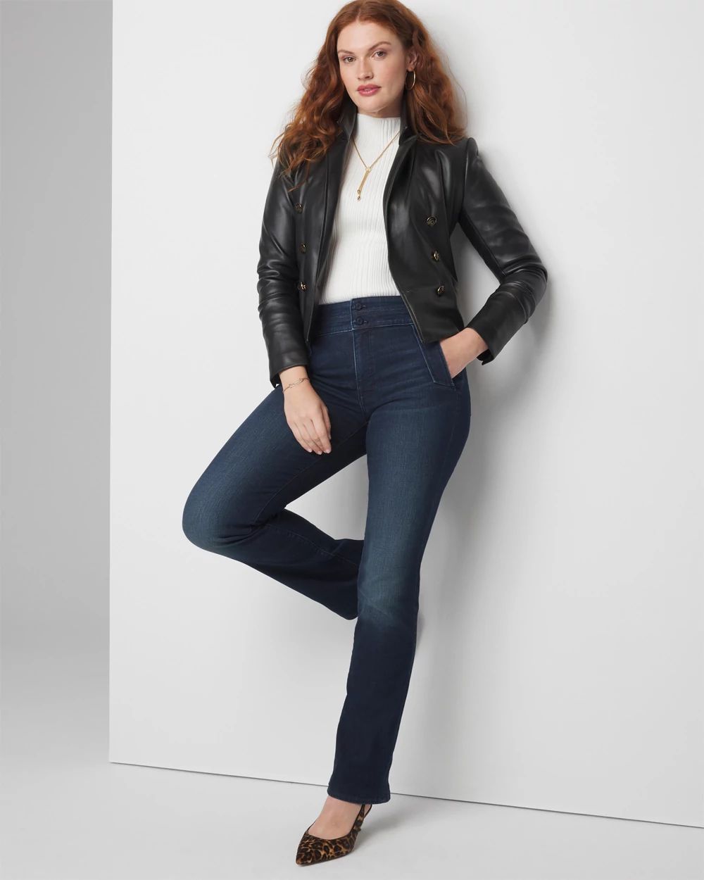 Curvy Extra High-Rise Everyday Soft Mariner Bootcut Jeans