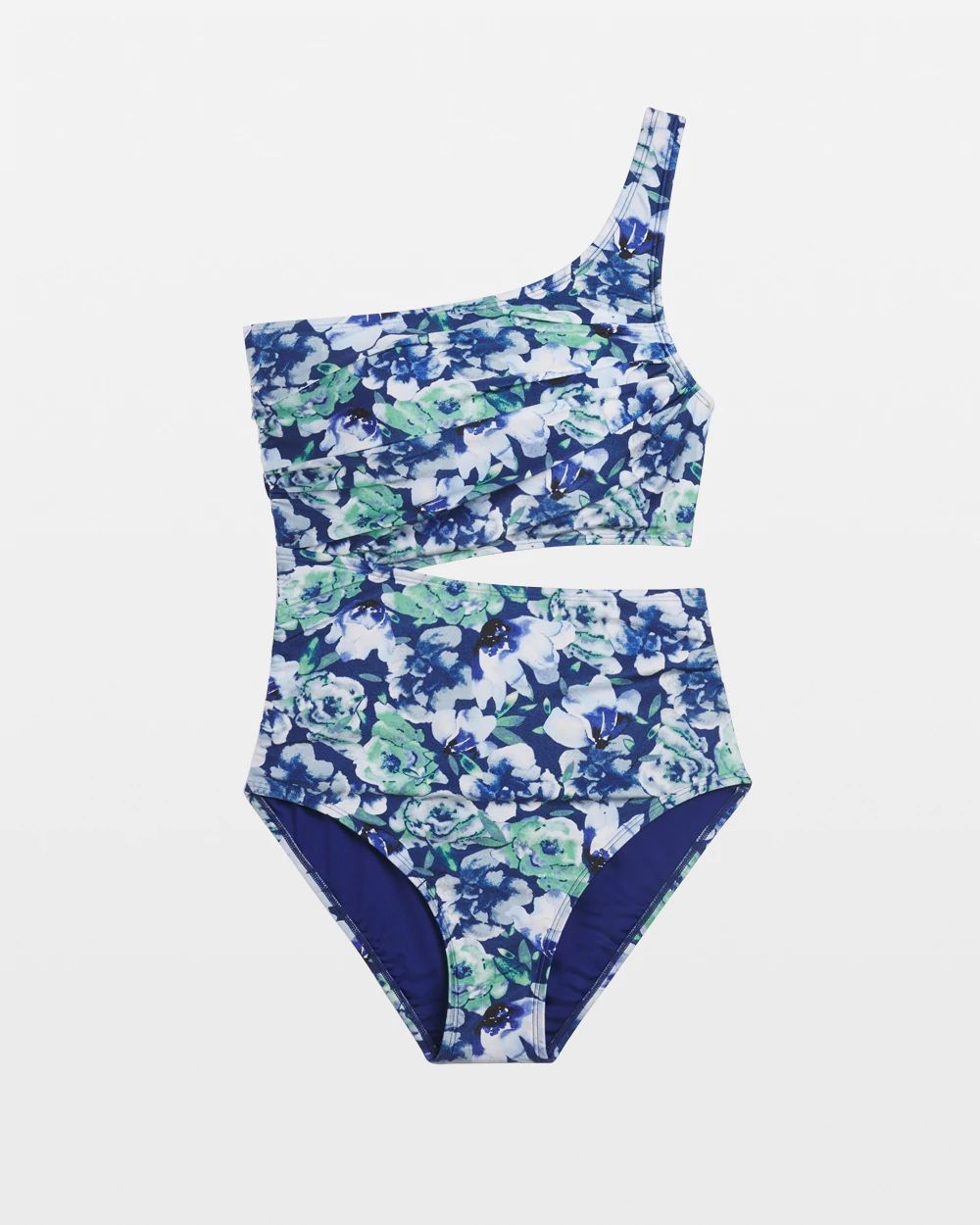 One Shoulder Cutout One Piece
