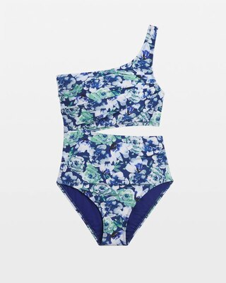 One Shoulder Cutout One Piece