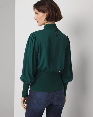 Smocked Waist Blouse click to view larger image.