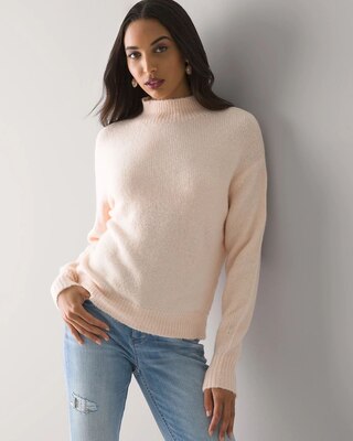 Long Sleeve Funnel Neck Pullover