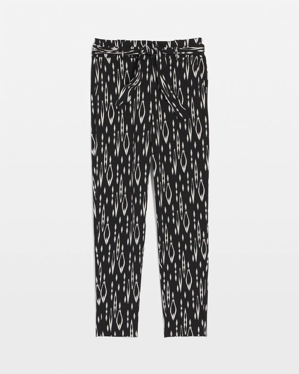 High-Rise Tapered Ankle Pants