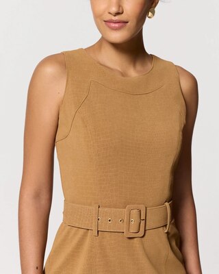 Belted Sheath Dress click to view larger image.