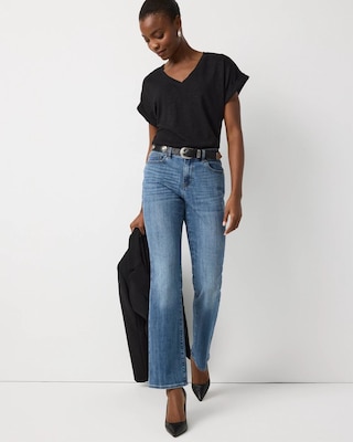 V-neck Short Sleeve Tee click to view larger image.