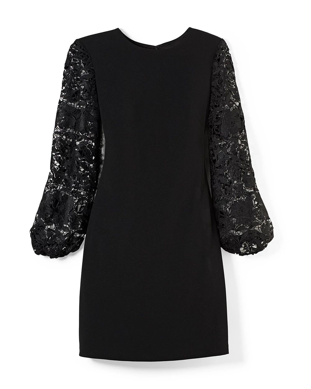 Lace Sleeve Shift Dress