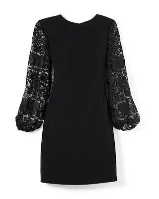 Lace Sleeve Shift Dress