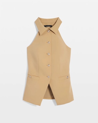 Collared Halter Vest click to view larger image.