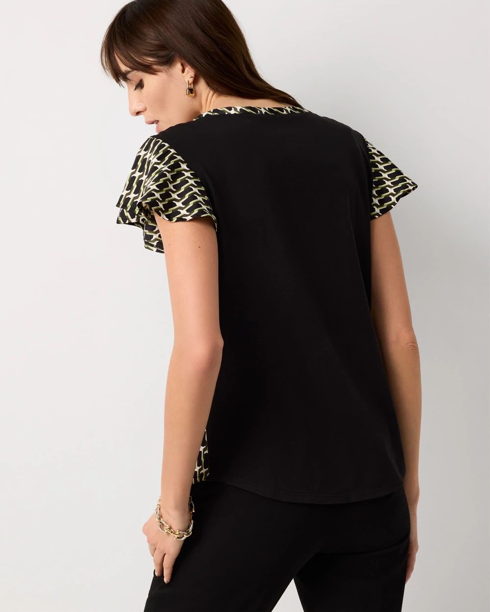 Satin Detail Glamgetter Tee click to view larger image.