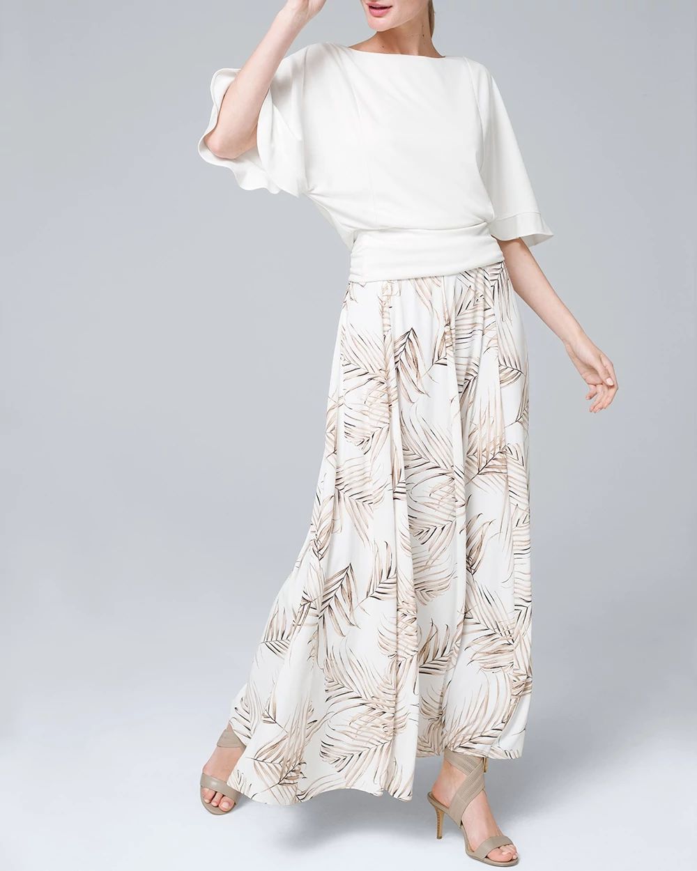 FLORAL ICONIC MAXI SKIRT click to view larger image.