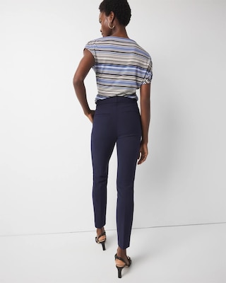 WHBM® Elle Slim Ankle Comfort Stretch Pants click to view larger image.