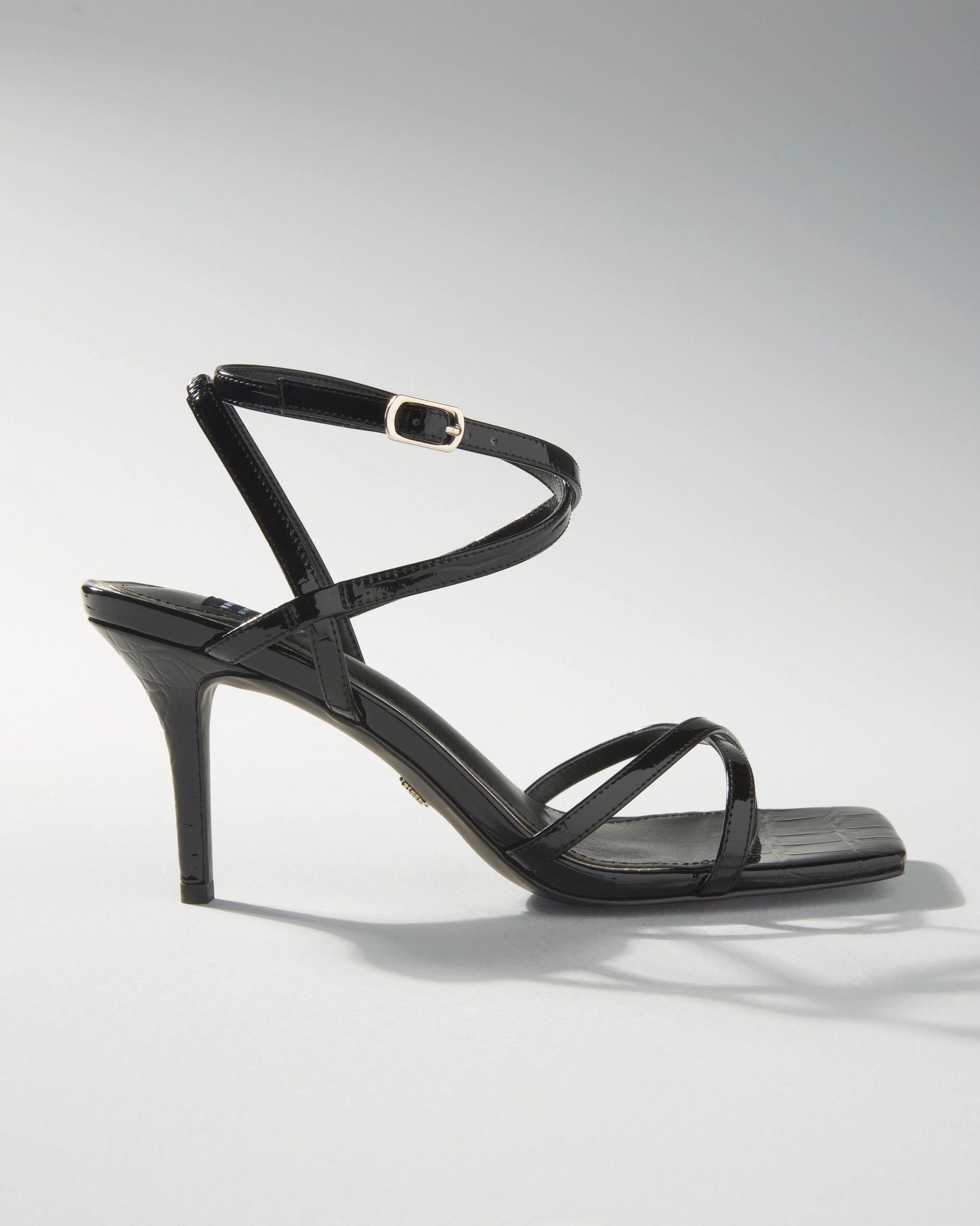 Strappy Mid-Heel Sandal