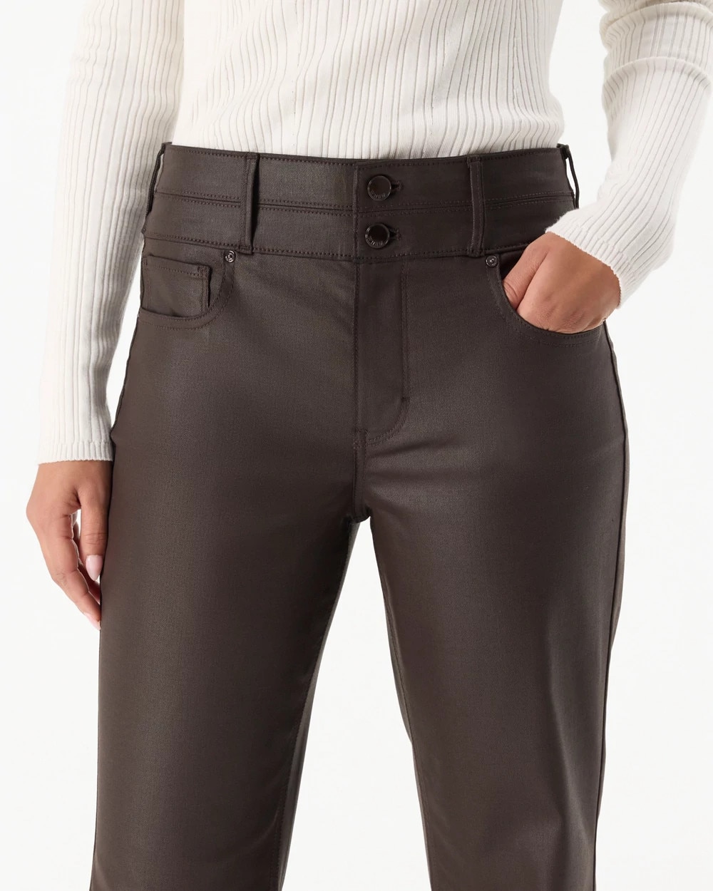 Coated Trouser Jean