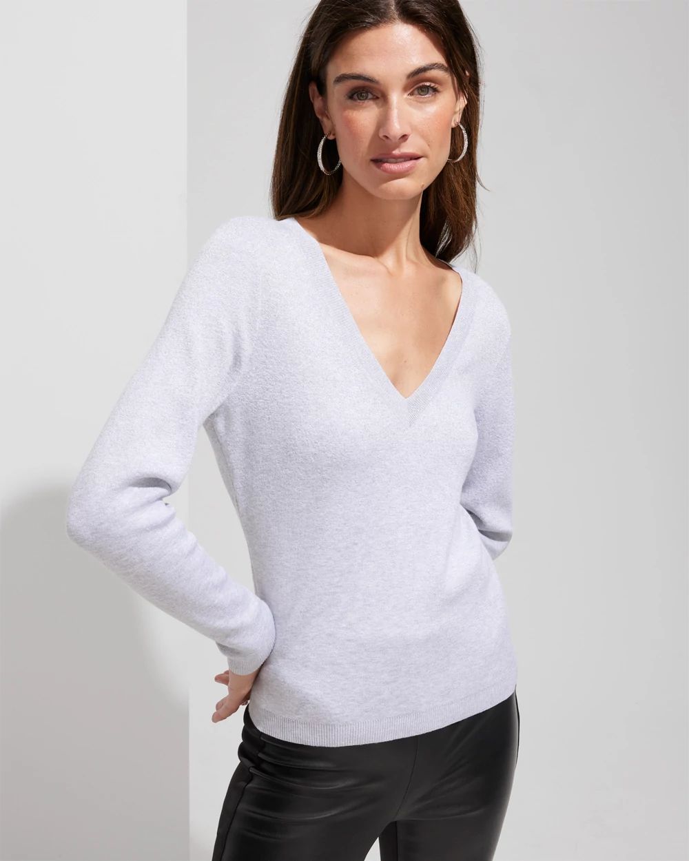 Outlet WHBM Long Sleeve Ombre Pullover