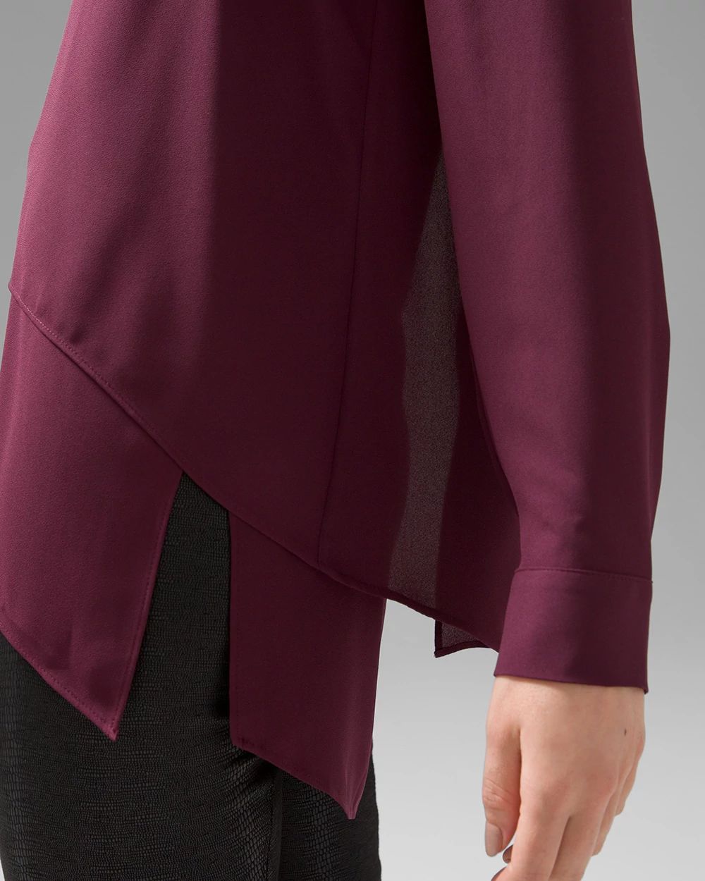 Long Sleeve V-Neck Tunic