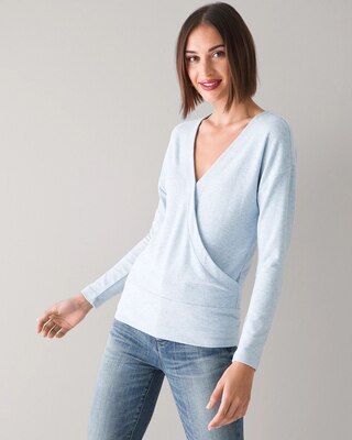 Knit Surplice Top