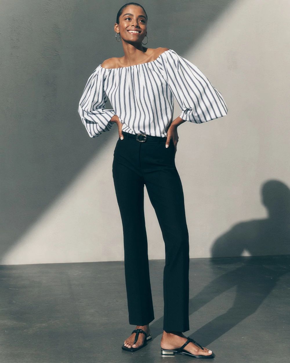 WHBM® Ines Slim Bootcut Comfort Stretch Pants