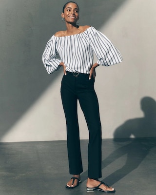 WHBM® Ines Slim Bootcut Comfort Stretch Pants