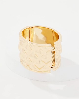 Gold Quilted Cuff click to view larger image.