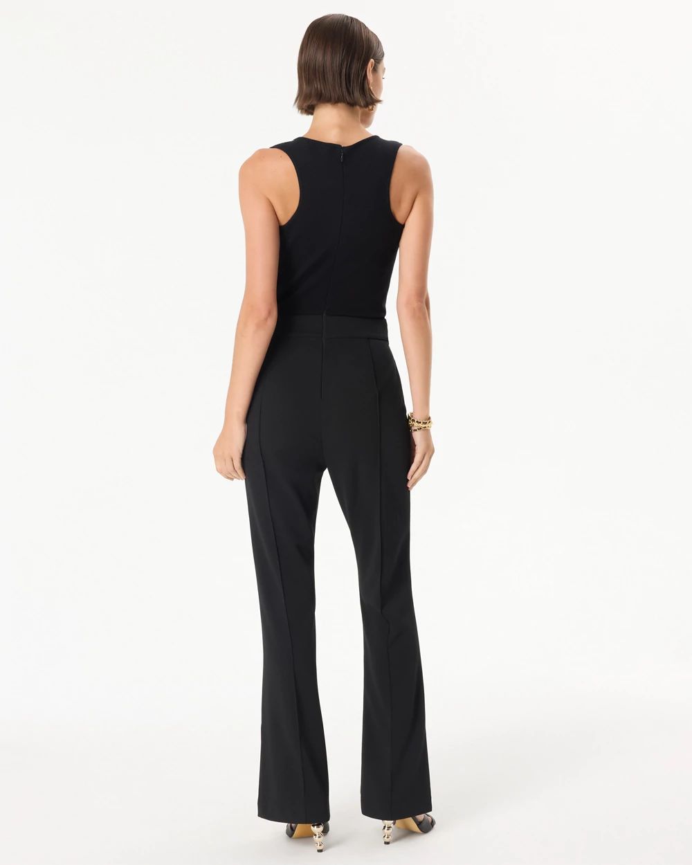 Petite Cowl Neck Jumpsuit click to view larger image.