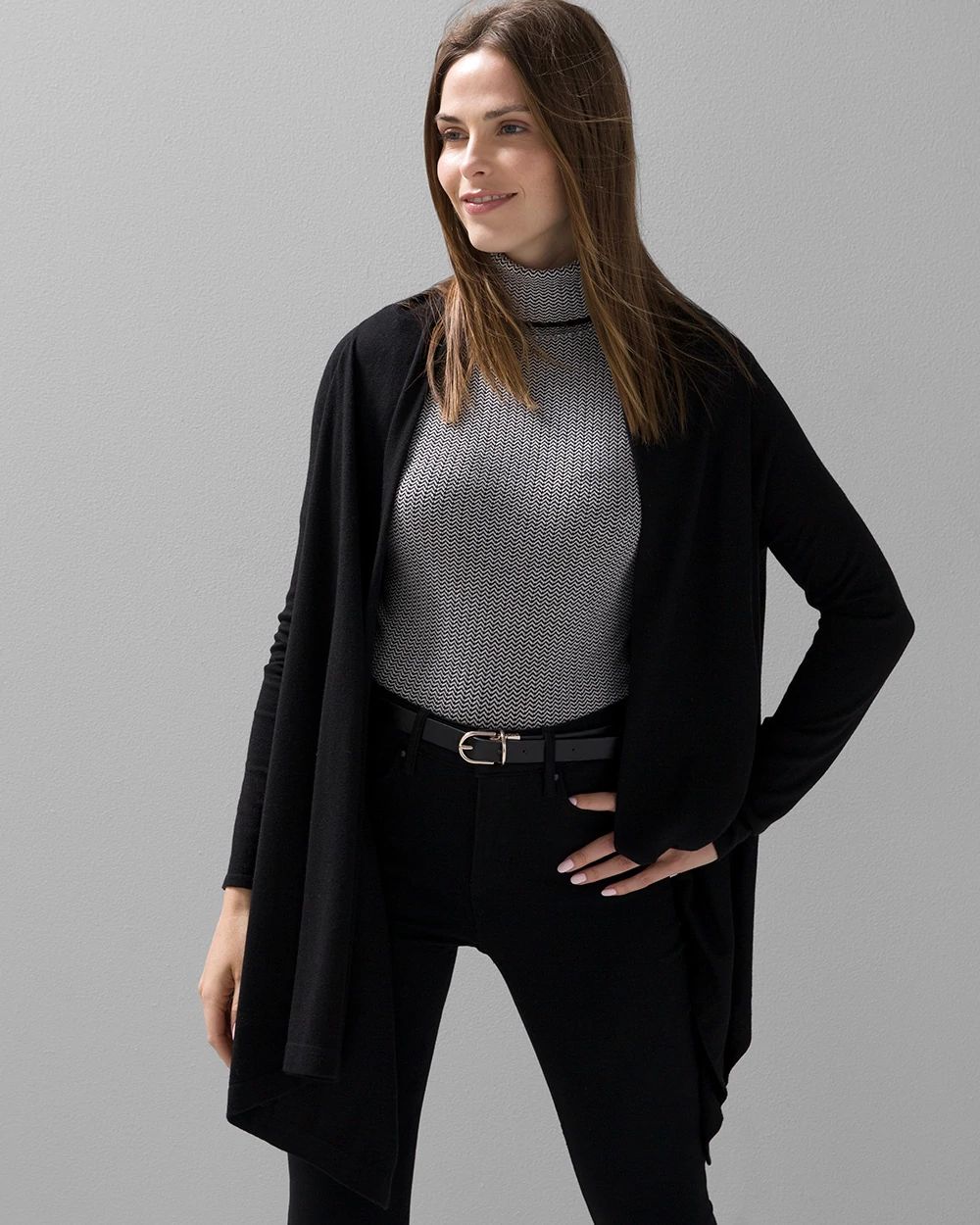 Drape-Front Cover Up